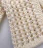 Lacy patterned matinee cardigan - Image 3