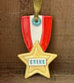 Ceramic Star medal decoration 