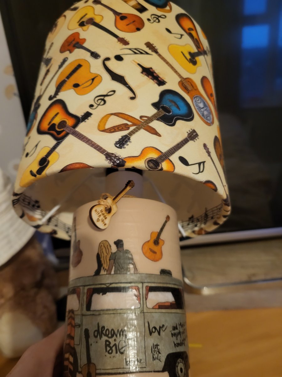 Bespoke guitar lamp