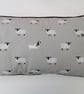 Sophie Allport Sheep   Cushion Cover with Black Pom poms - Image 4