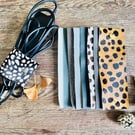 Colourful Leather Cord Tidy, Extra Large Cable Organiser, Travel Accessory