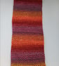 Crochet Infinity Scarf (Orange Sunset) - cosy and stylish! - Image 3
