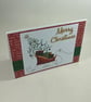 Christmas sleigh handmade Christmas card - Image 5