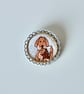'Doggy 3' - Handmade Brooch
