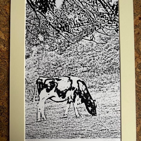 Monochrome Singular Print Eco Friendly Unique Gifts signed picture