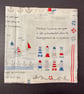 Discrete privacy pack with nautical cotton outer and chambray inner - Image 2