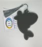 Shark embroidered bookmark  - Image 2