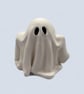White Ghost Ornament - Spooky Halloween Decoration - Image 8