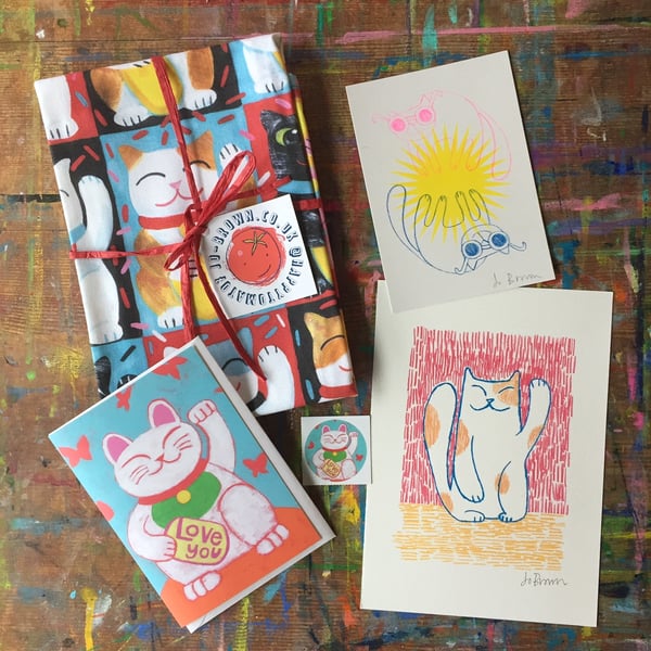  I Love Cats Super gift box by Jo Brown happytomato7