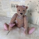 Camelia, a beautiful mohair teddy bear, OOAK
