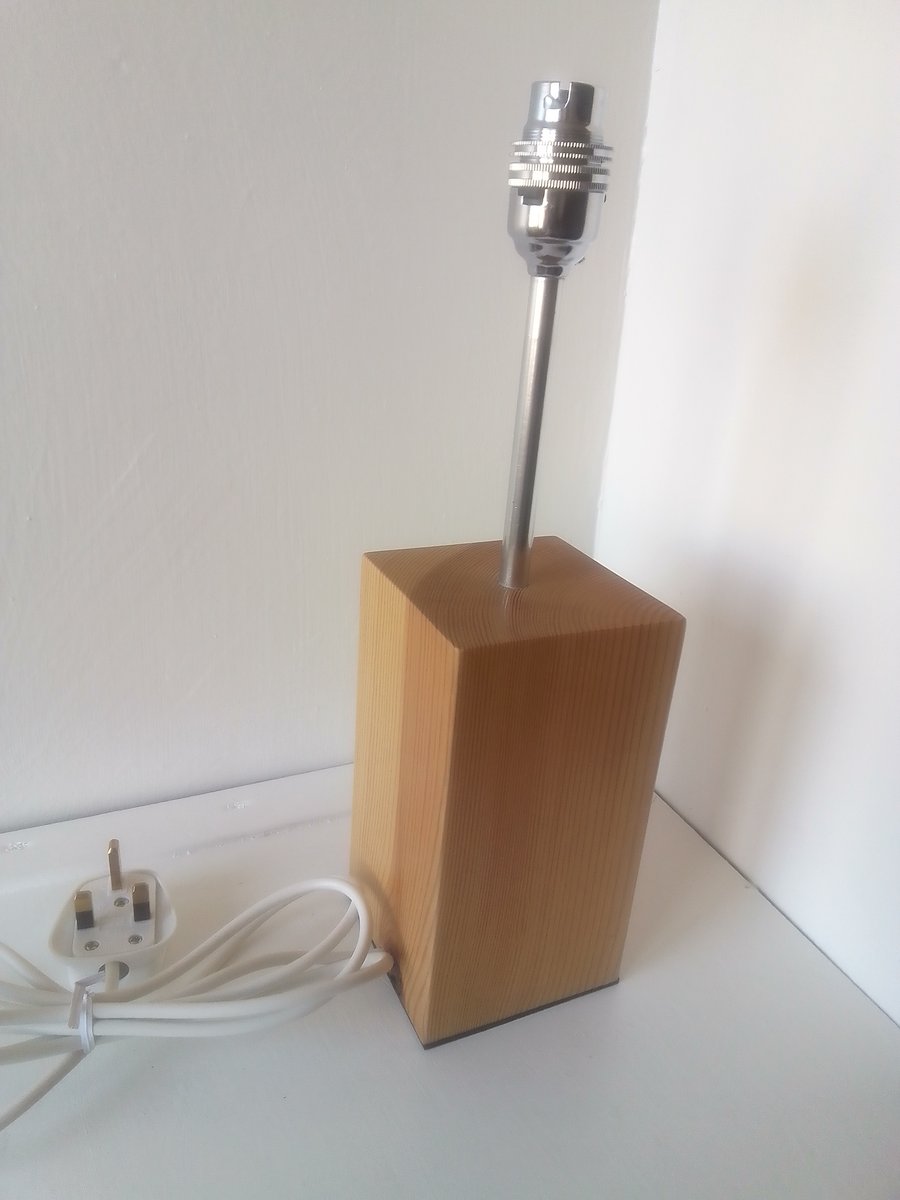wooden corner lamp