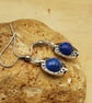 Minimalist Lapis lazuli earrings. September birthstone - Image 3
