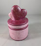 Pink Ceramic Valentine Hearts Trinket Jewellery Storage Gift Box. - Image 5