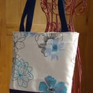 Tote bag fully lined pretty colours 