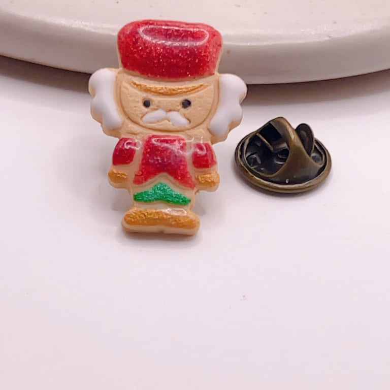 Nutcracker Pin for gift, Christmas Nutcracker Brooch