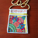 Originally Handpainted Crossbody Tote Bag 