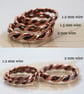 Celtic Copper Ring Twisted 2mm Wire - Chunky Thumb Ring Gift for Men Twist Ring - Image 8