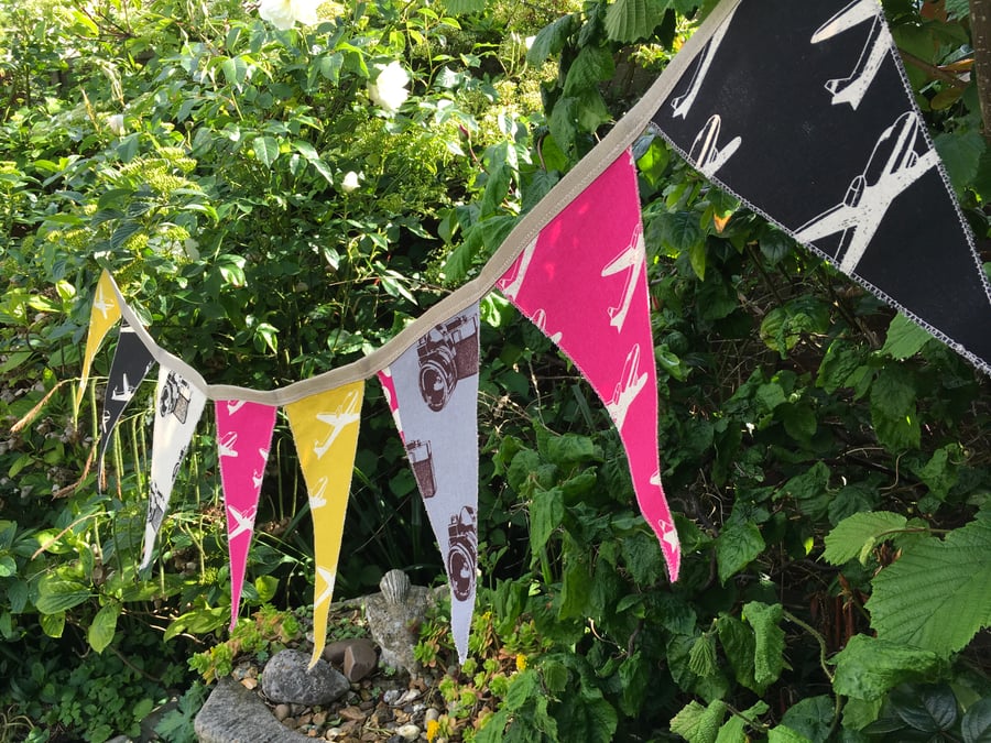 Welcome Home Bunting. FREE UK Postage and Packaging. Bon Voyage travel banner.