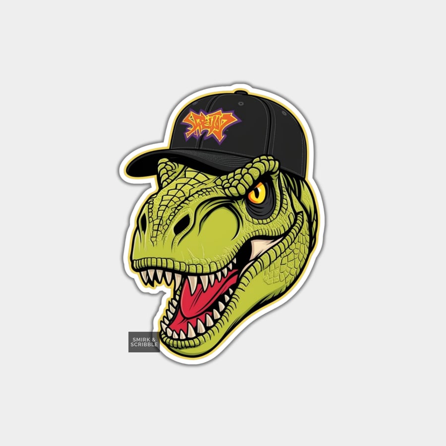 Funny Vinyl Sticker For Adults - Dinosaur