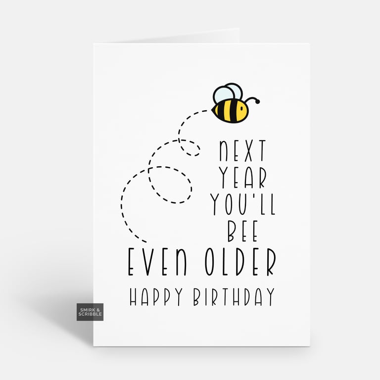 Unique Funny Birthday Card For Him Or Her 