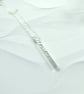 Silver Bar Necklace with Hammered Texture - Image 4