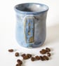 Ceramic Mug with Blue Glaze  - Image 4