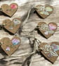 Set of 6 Cork Heart Gift Tags  – Mini Heart Cork Gift Tags - Image 2