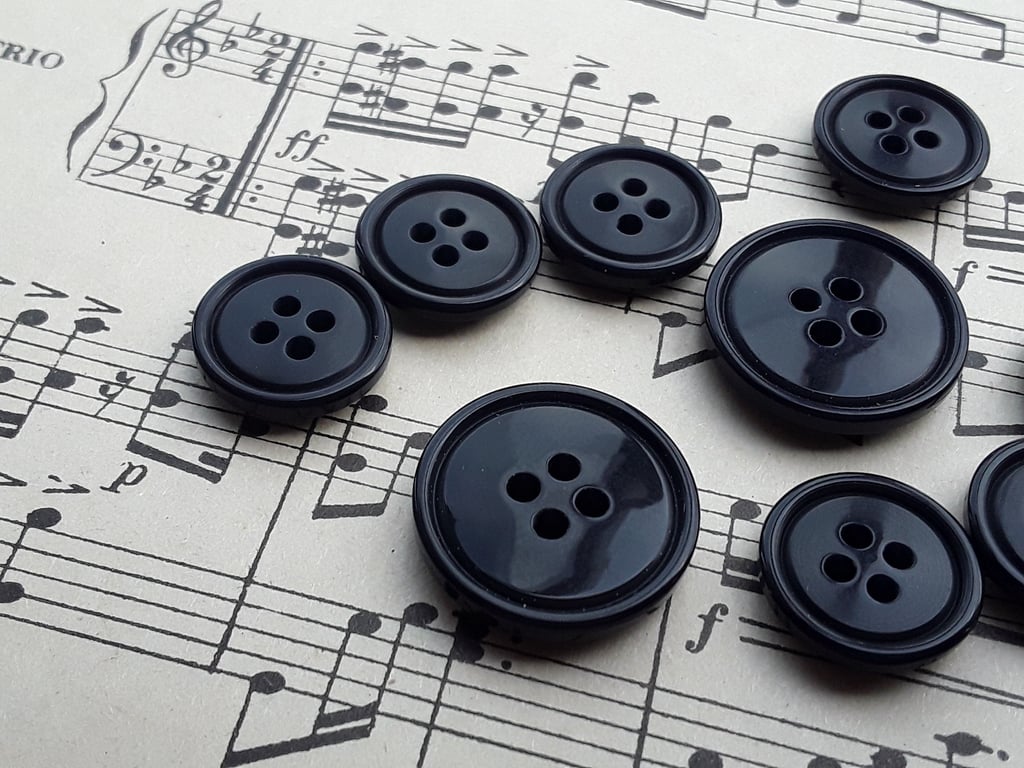 15mm & 21mm Dark NAVY Suit Jacket buttons (Matching)