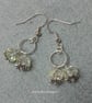 Faceted Glass Crystal Earrings - Image 2