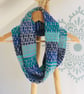 Knitting kit for Infinity Scarf, Designer pattern, British wool - Image 3