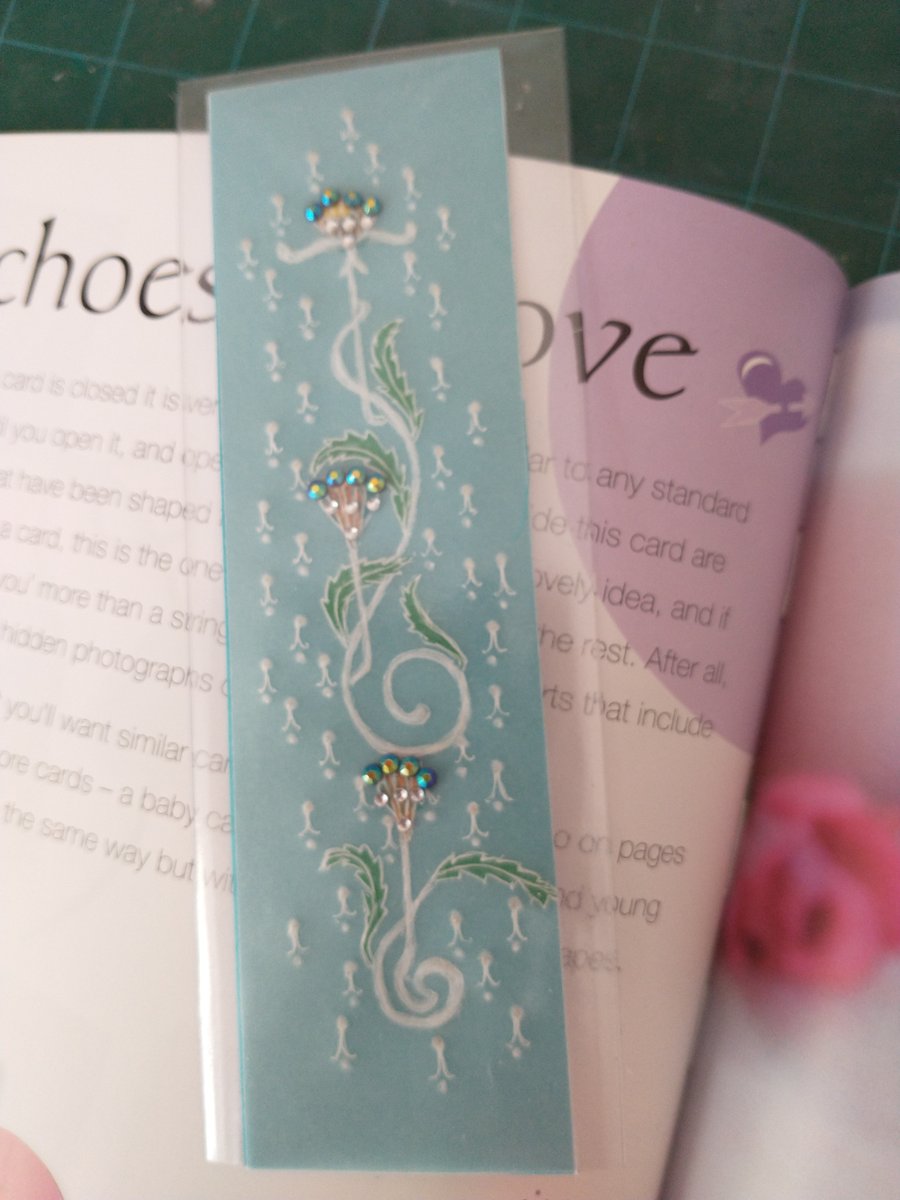 Art nouveau style book mark