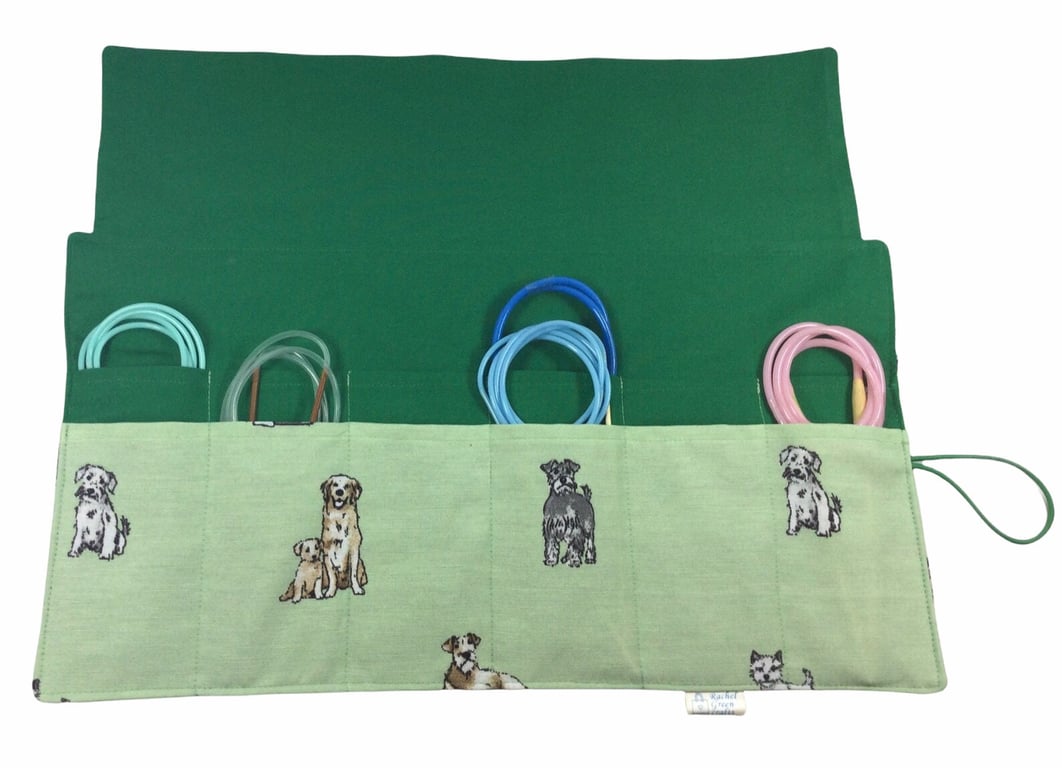 Circular needle case, dog needle case, fixed circular case, sock needles case, k