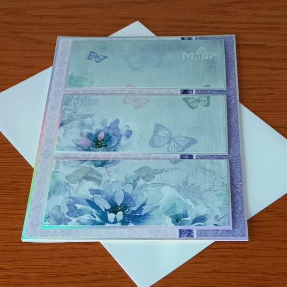 Mother’s Day Card - purple with butterflies
