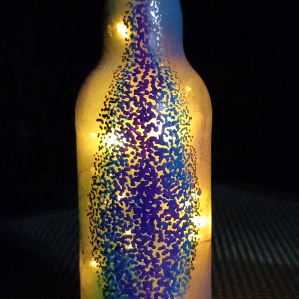 Shimmering Crystal Bottle Light