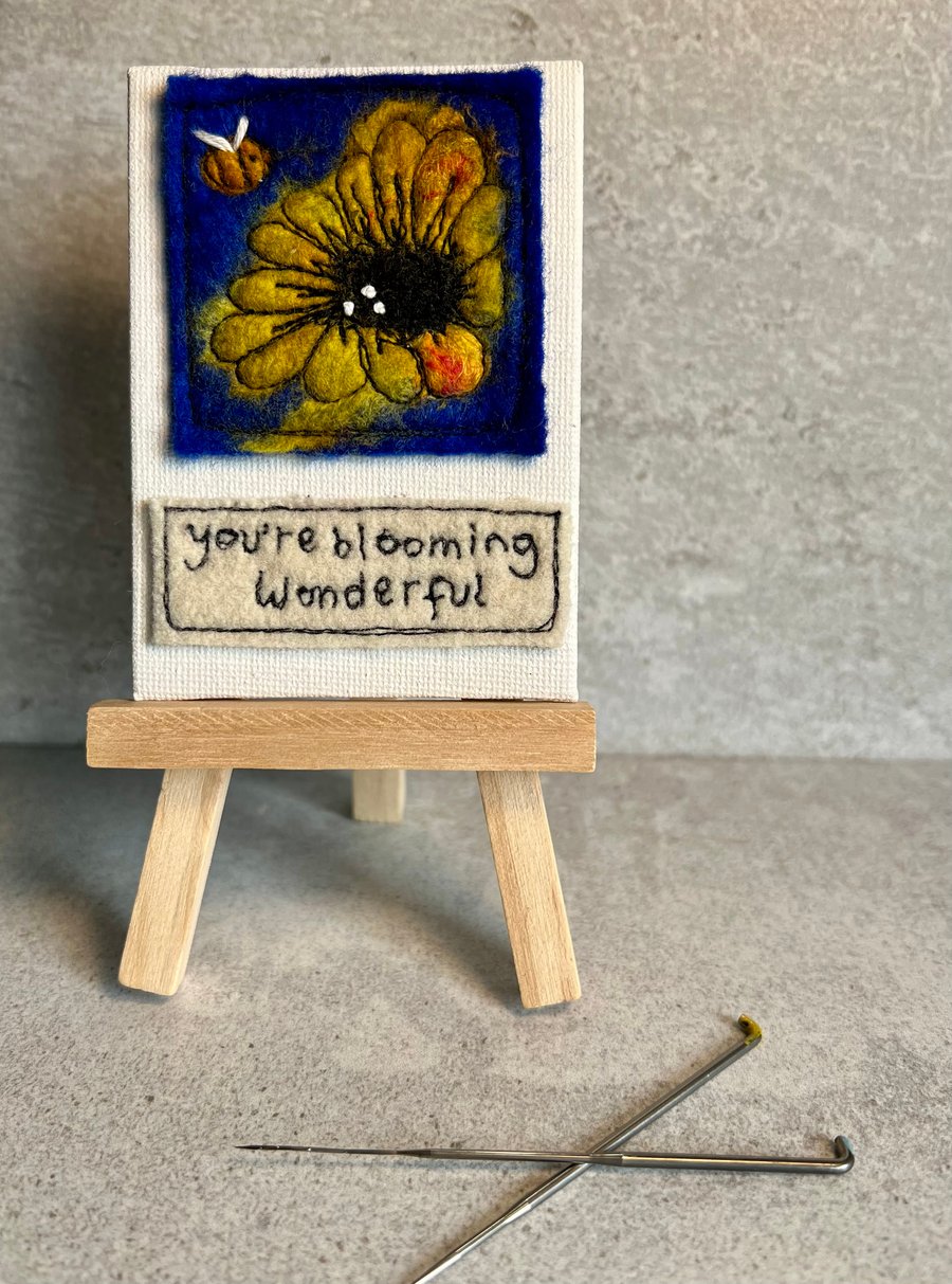 You’re blooming wonderful 