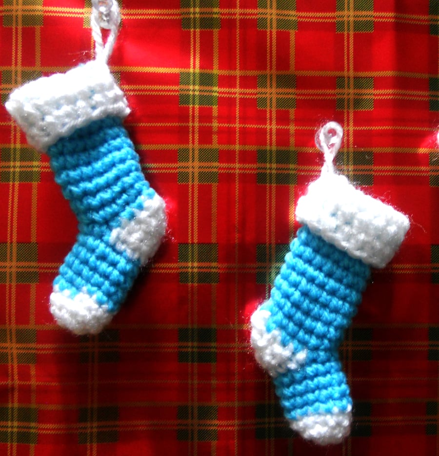 Mini Crocheted Stockings