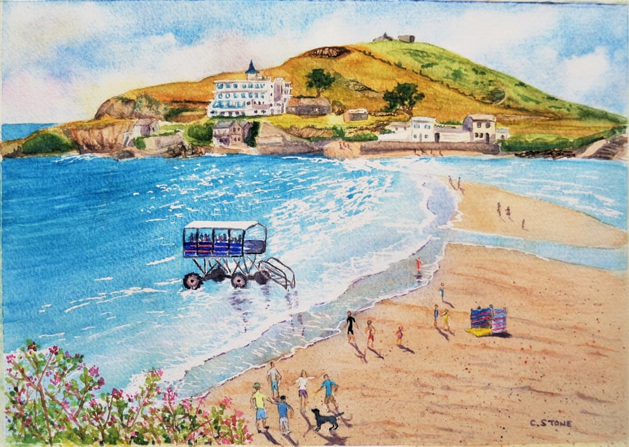 Custom order reserved for John, Burgh Island, Devon