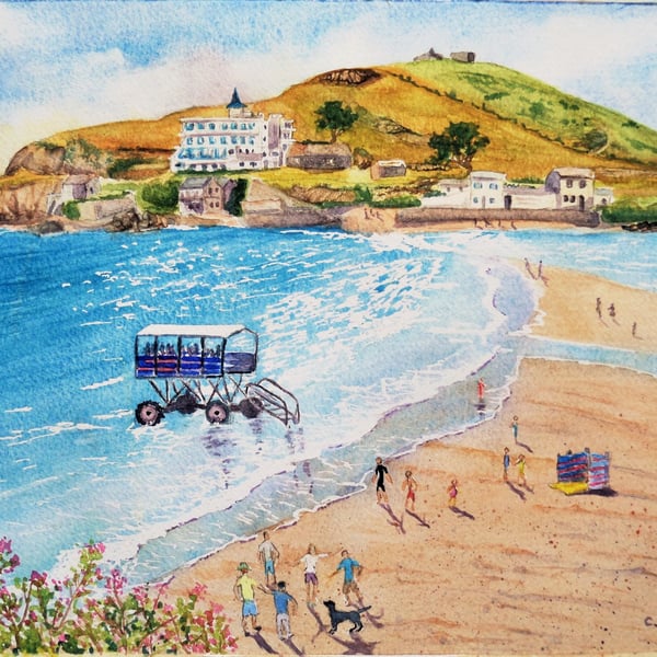 Custom order reserved for John, Burgh Island, Devon