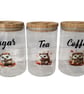 Canisters Tea Coffee Sugar Hedgehog