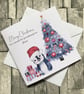 Christmas Card, Handmade and personalised, Couple, Best Friend, Sister, Brother - Image 2