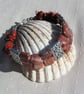 SALE - Picasso & Red Jasper Gemstone Bracelet "Red Venetian" - SALE PRICE - Image 1