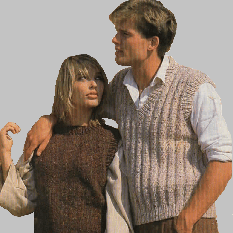 VINTAGE KNITTING PATTERN Moorland Tank Top