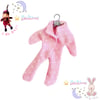 Baby Daisy and Little Hugs Rose Pink Spot Sleepsuit