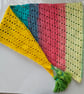 Multicoloured pastel triangle scarf - Image 5