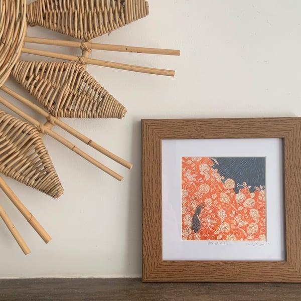 Field Girl  Framed Print, Gift Idea