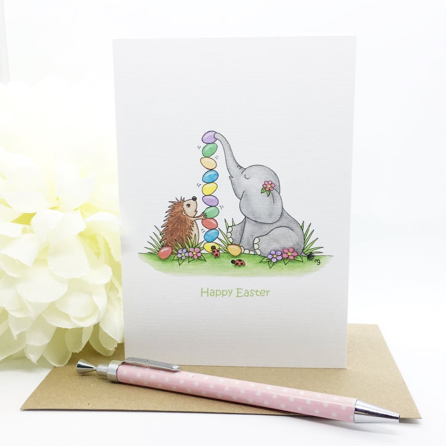Ellie & Friends Easter Card - Happy Easter