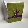 Heather velvet card