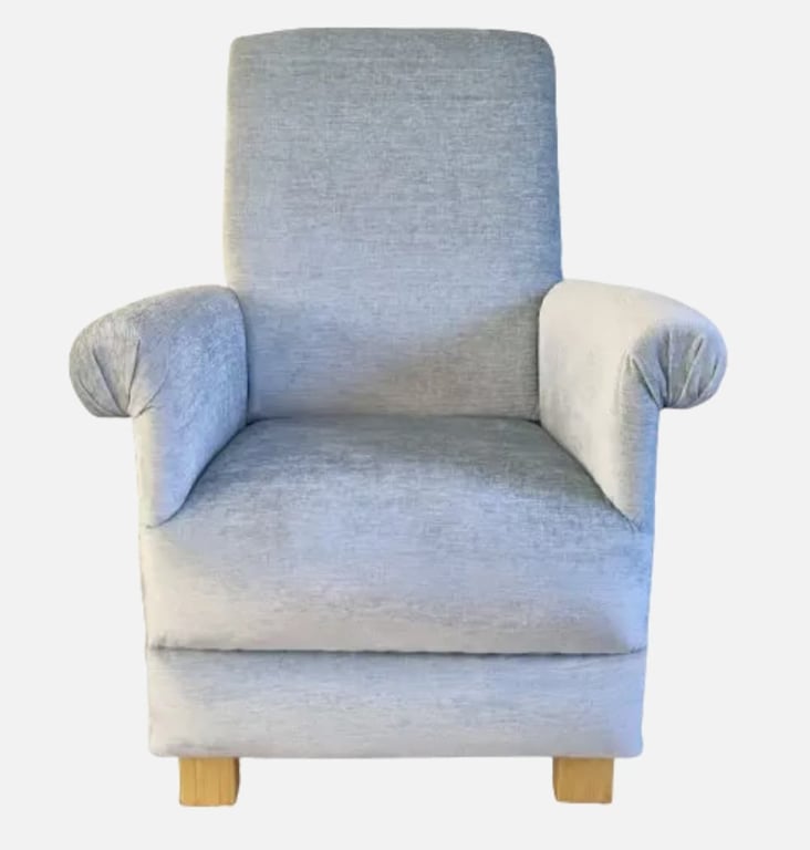 Laura Ashley Mapleton Seaspray Fabric Armchair Adult Chair Duck Egg Chenille