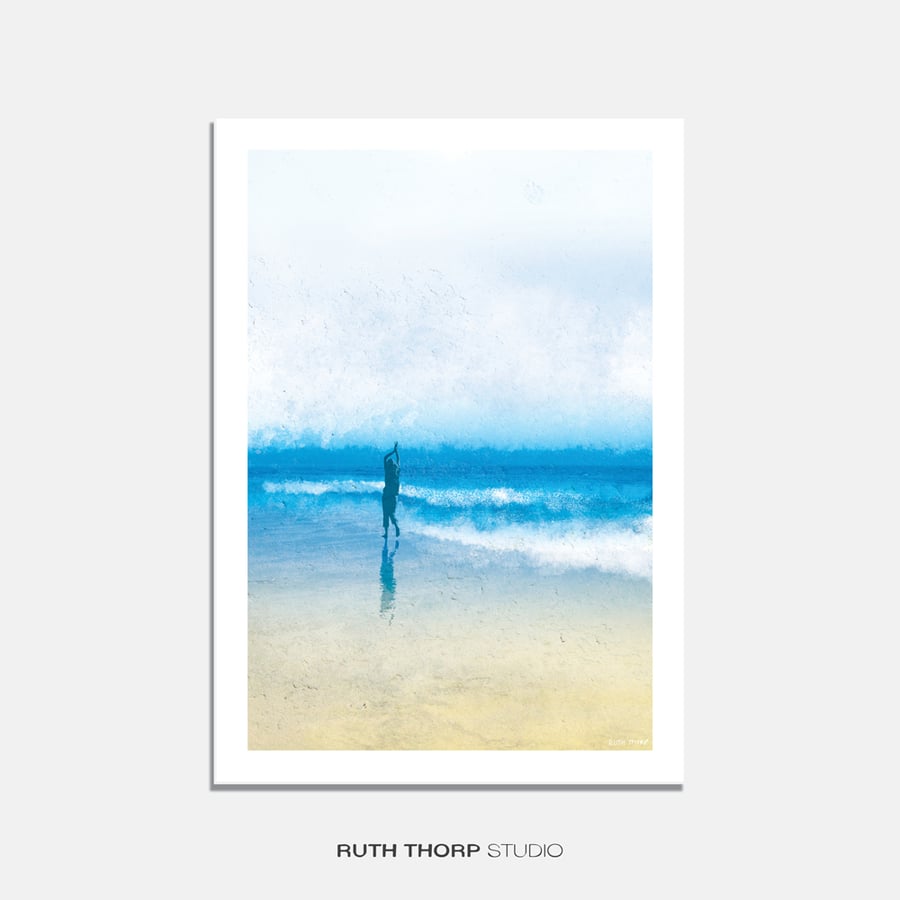 Beach - A4 Art Print