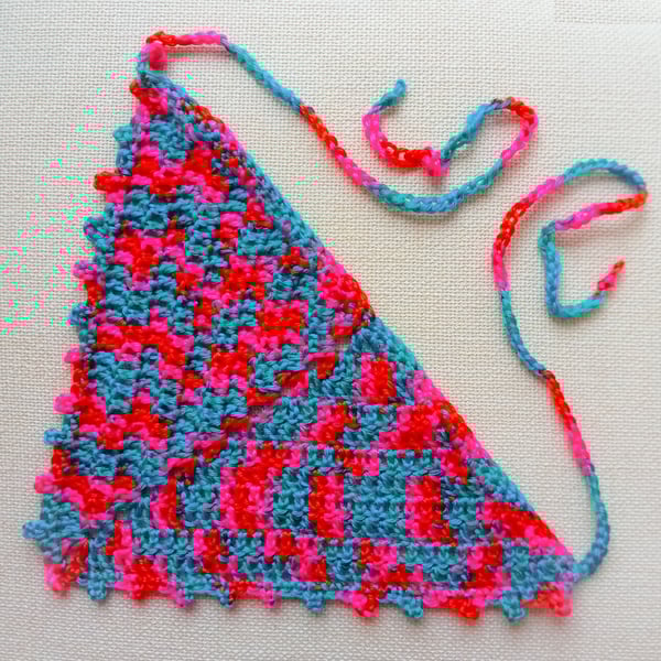 CROCHET Ladies Fruity Ombre Bandana